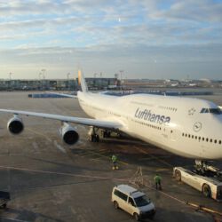 Boeing 747-8i in Frankfurt
