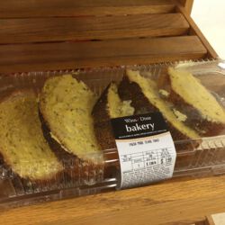 Geschmierte Butterbrote im Supermarkt